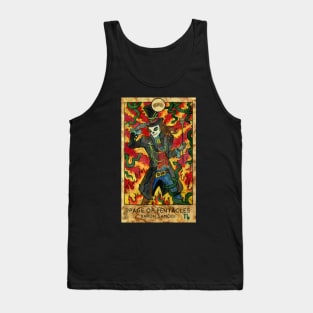 Page Of Pentacles. Minor Arcana Tarot Card Design. Tank Top